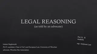 Legal Reasoning: A Comprehensive Insight