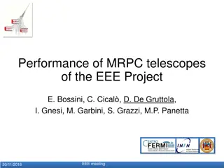 Performance Analysis of MRPC Telescopes in the EEE Project