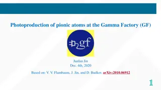 Photoproduction of Pionic Atoms at the Gamma Factory: Research Overview