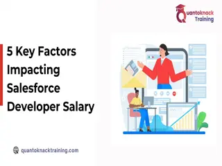 5 Key Factors Impacting Salesforce Developer Salary