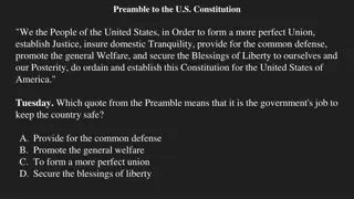 The Formation of the U.S. Constitution: Insights and Origins