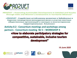 Developing Participatory Strategies for Sustainable Tourism Growth