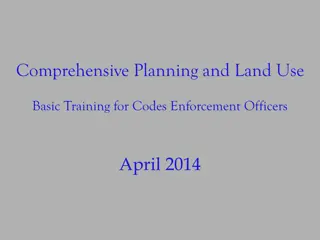 Comprehensive Planning and Land Use for Code Enforcement Officers