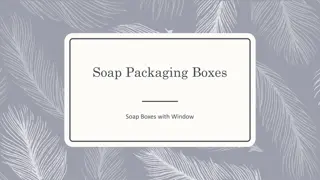 Soap Packaging Boxes