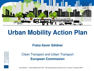 European Commission Urban Mobility Action Plan Overview