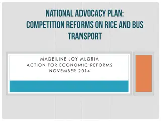 Action for Economic Reforms in Rice Sector and Bus Transport