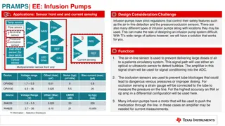 Infusion Pump Design Considerations and Applications