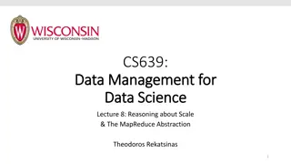 Scalability and Algorithmic Complexity in Data Management for Data Science