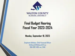 School District Fiscal Year 2023-2024 Budget Overview