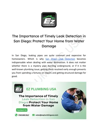 Timely San Diego Leak Detection | Protect Your Home from Water Damage