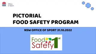 Comprehensive Food Safety Program Guidelines for NSW Office of Sport