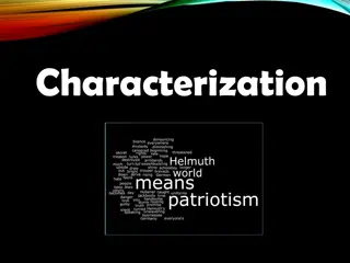 Characterization in Literature