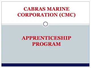 Cabras Marine Corporation (CMC) Apprenticeship Program Overview