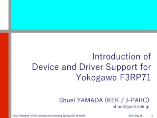 Yokogawa F3RP71 Device and Driver Support by Shuei Yamada