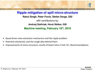 Ripple Mitigation Strategies for Spill Micro-Structure in Particle Physics