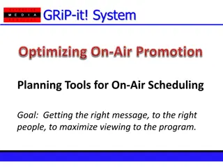 Maximizing On-Air Promotion Effectiveness: The GRiP-it! System