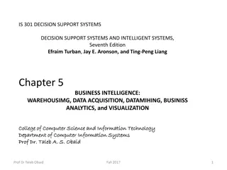 Business Intelligence and Decision Support Systems Overview