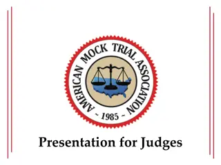 Participating in a Mock Criminal Jury Trial Competition