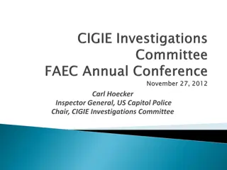 Overview of Investigations in Public Service