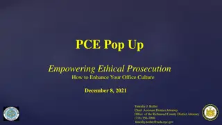 Enhancing Ethical Prosecutions and Office Culture: Practical Strategies