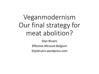 Veganmodernism: The Future of Meat Abolition and Technological Disruption