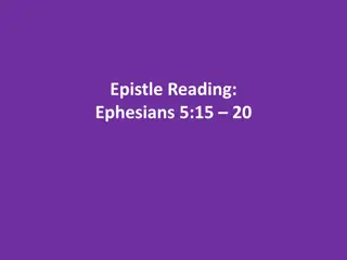 Reflecting on Ephesians and John: Life Decisions and Spiritual Nourishment