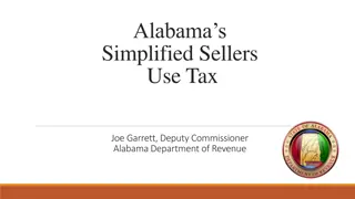 Alabama's Simplified Sellers Use Tax Program Overview