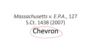 Analysis of EPA's Authority to Regulate GHGs under the Clean Air Act