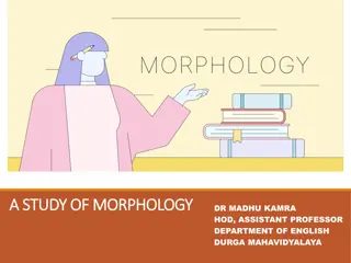 A Study of Morphology: Insights into Word Formation and Structure