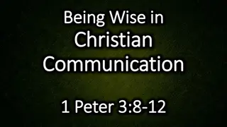 The Way of Christian Communication: Wisdom in Dialogue