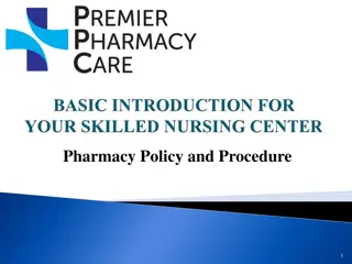 Pharmacy Policy and Procedure Overview