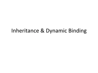 Inheritance and Dynamic Binding in Object-Oriented Programming