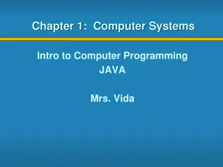 Understanding Computer Systems and Programming Basics with JAVA