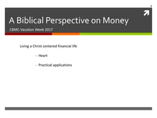 Biblical Perspective on Money: Living a Christ-Centered Financial Life