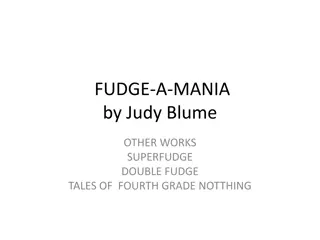 Fudge-a-Mania by Judy Blume - Vacation Adventures in Maine