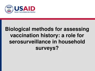 Role of Serosurveillance in Assessing Vaccination History