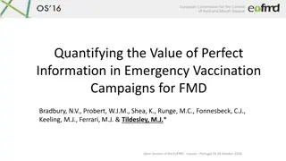 Managing Uncertainty in Emergency Vaccination Campaigns for FMD