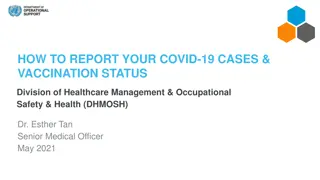 How to Report Your COVID-19 Cases & Vaccination Status - DHMOSH Guidelines