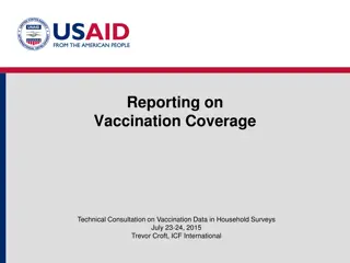 Technical Consultation on Vaccination Data in Household Surveys