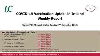 COVID-19 Vaccination Uptake in Ireland - Week 47, 2022 Report