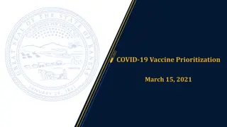 Kansas COVID-19 Vaccine Prioritization Plan and Phases