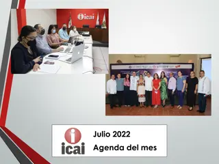 July 2022 Activities at ICAI Coahuila - A Month Focused on Transparency and Data Protection