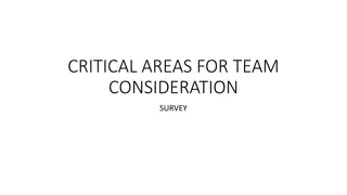 Team Consideration Survey: Critical Areas and Essential Standards