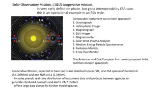 Solar Observatory Mission L1 & L5 Cooperative Mission Overview