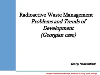 Challenges in Radioactive Waste Management: A Case Study of Georgian-German Science Collaboration