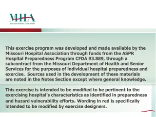 Hospital Violent Intruder Tabletop Exercise Program