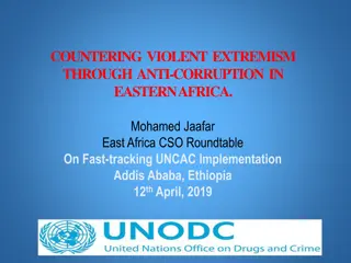 Countering Violent Extremism Through Anti-Corruption in Eastern Africa