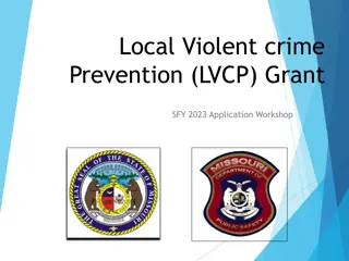 SFY 2023 Local Violent Crime Prevention (LVCP) Grant Opportunity