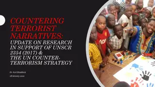 Advancing Counterterrorism Strategies: Research Updates and Evaluation Methods