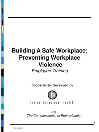 Workplace Violence Prevention Training Program by Commonwealth of Pennsylvania